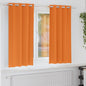 Cortinas opacas com cortinas Bright Orange Poliéster