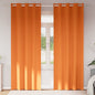 Cortinas opacas com cortinas Bright Orange Poliéster