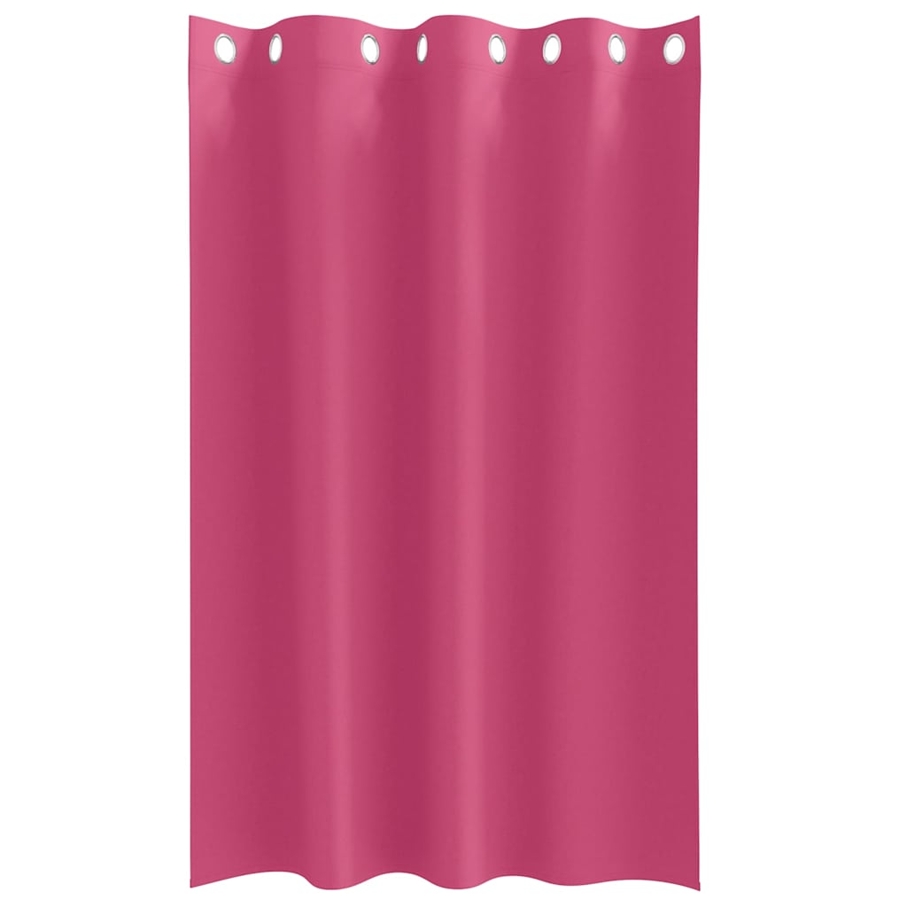 Cortinas opacas com cortinas Bright Pink Poliéster