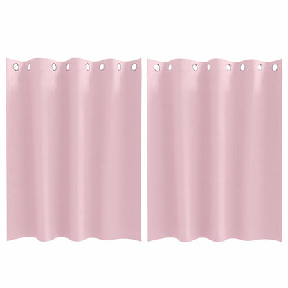 Cortinas opacas com cortinas Rosa bebé Poliéster