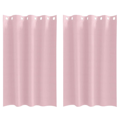 Cortinas opacas com cortinas Rosa bebé Poliéster
