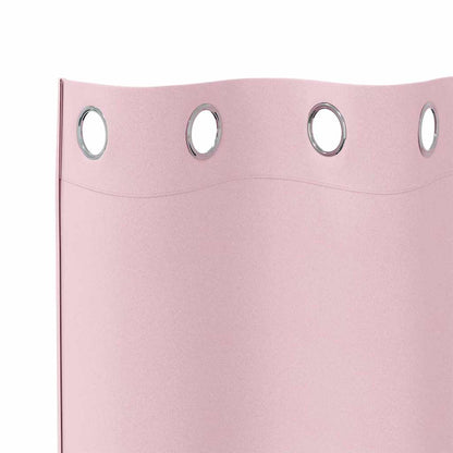 Cortinas opacas com cortinas Rosa bebé Poliéster