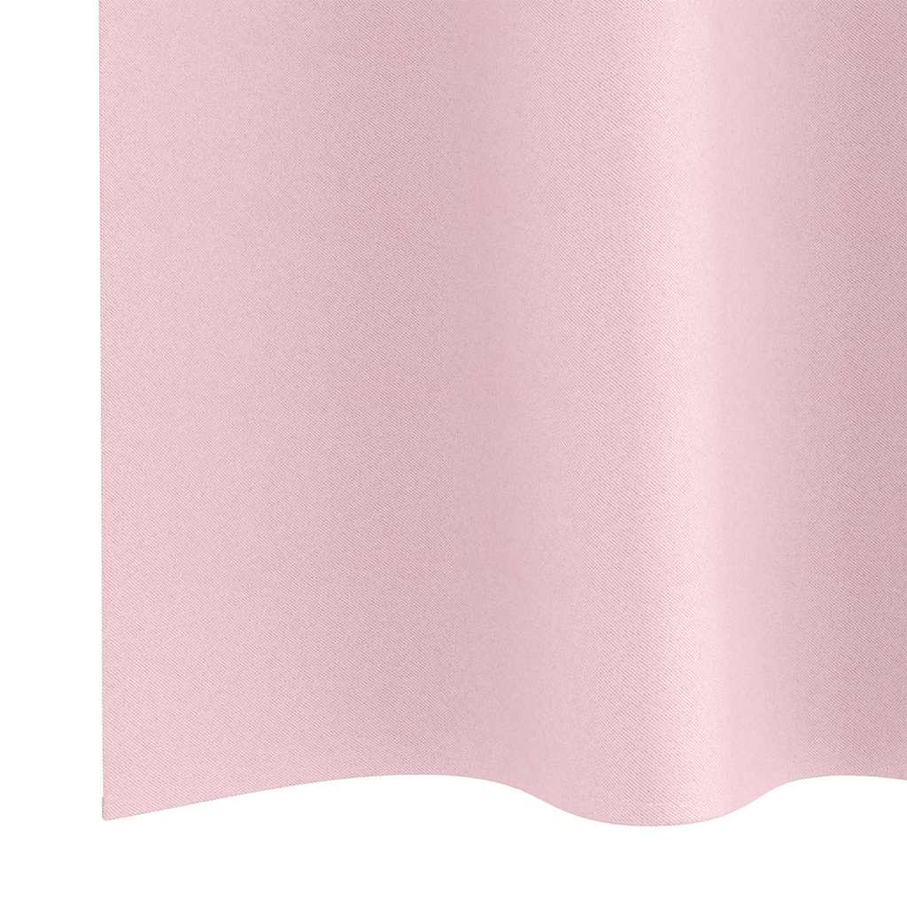 Cortinas opacas com cortinas Rosa bebé Poliéster