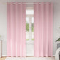Cortinas opacas com cortinas Rosa bebé Poliéster