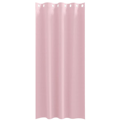 Cortinas opacas com cortinas Rosa bebé Poliéster