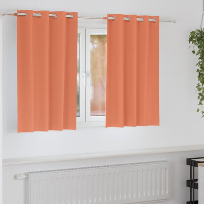 Cortinas opacas com cortinas Terracota Poliéster