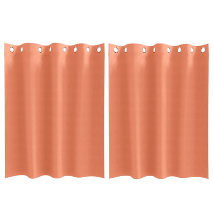 Cortinas opacas com cortinas Terracota Poliéster