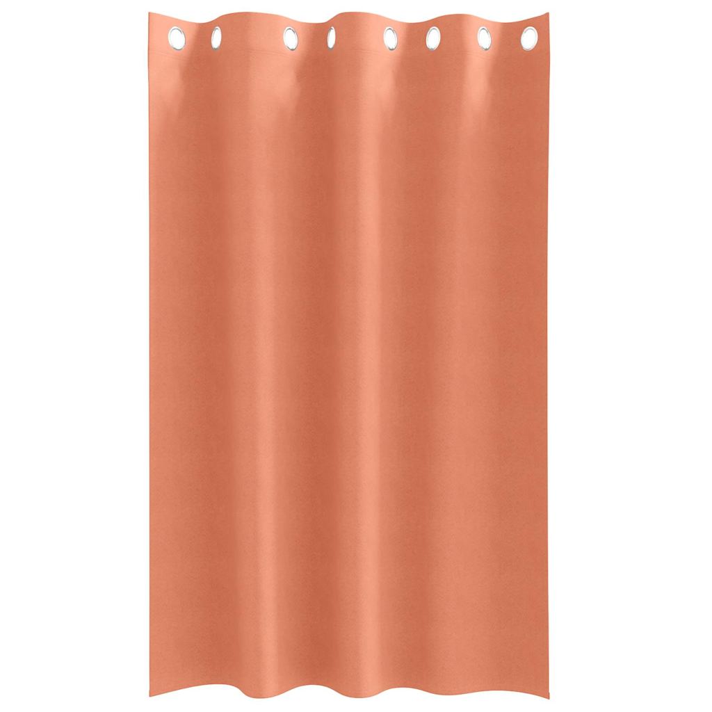 Cortinas opacas com cortinas Terracota Poliéster