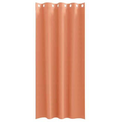 Cortinas opacas com cortinas Terracota Poliéster