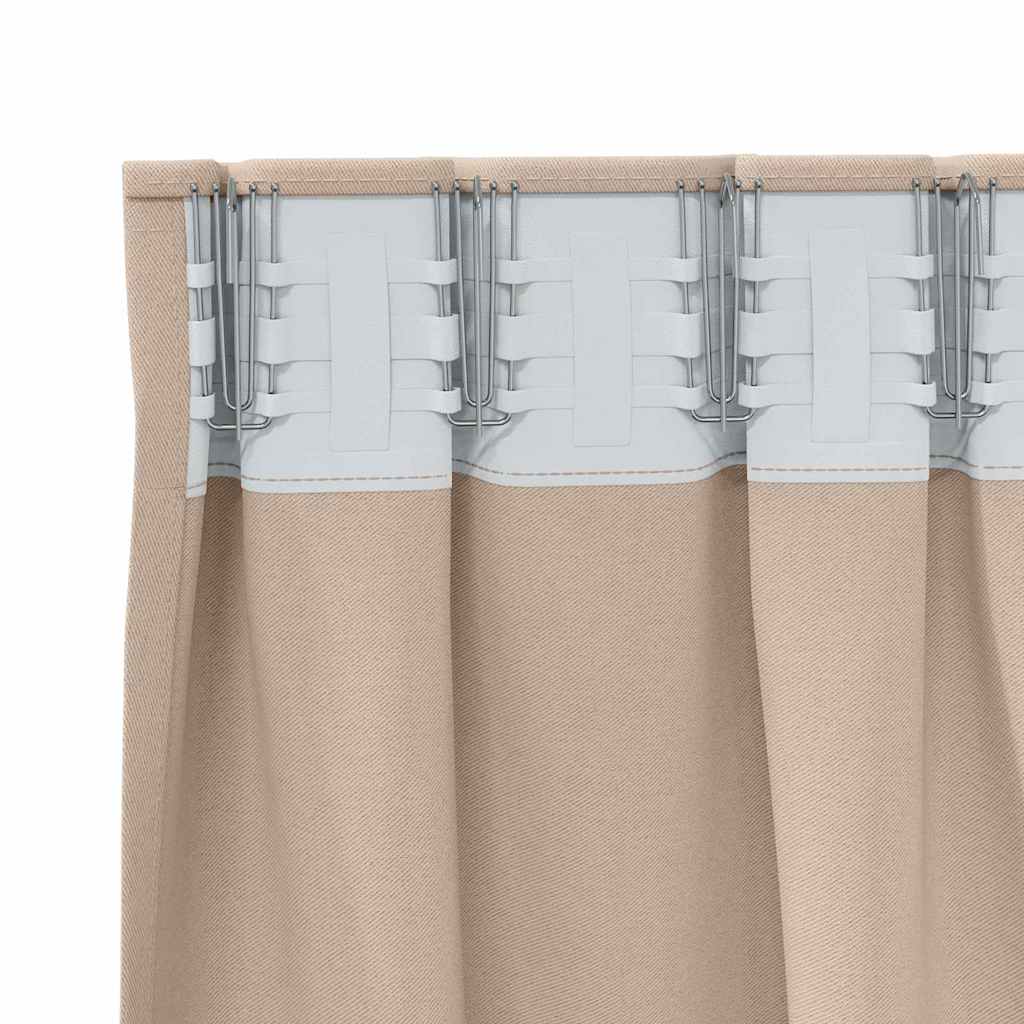 Cortinas opacas com cortinas Cinzento-acastanhado Poliéster