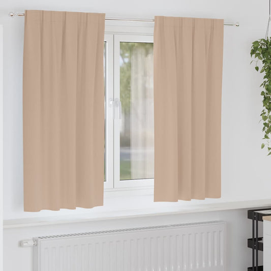 Cortinas opacas com cortinas Cinzento-acastanhado Poliéster