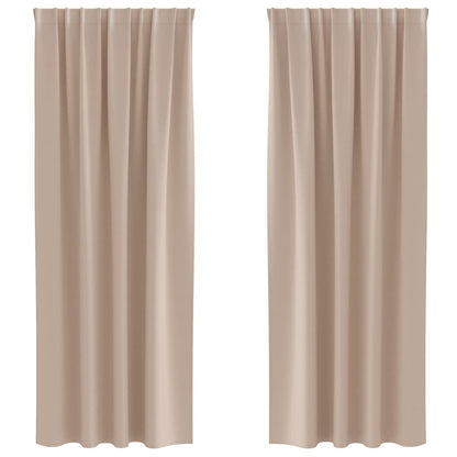 Cortinas opacas com cortinas Cinzento-acastanhado Poliéster