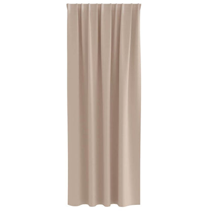 Cortinas opacas com cortinas Cinzento-acastanhado Poliéster