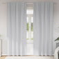 Cortinas opacas com cortinas Pale Grey Poliéster