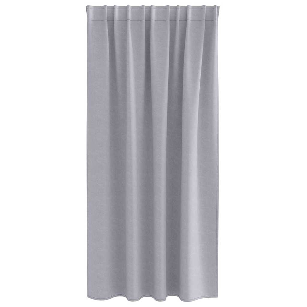 Cortinas opacas com cortinas Metal Grey Poliéster