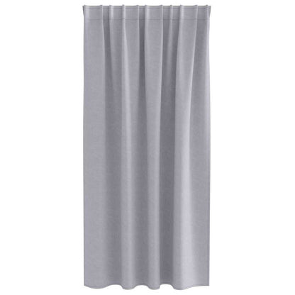 Cortinas opacas com cortinas Metal Grey Poliéster