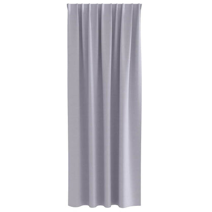 Cortinas opacas com cortinas Metal Grey Poliéster