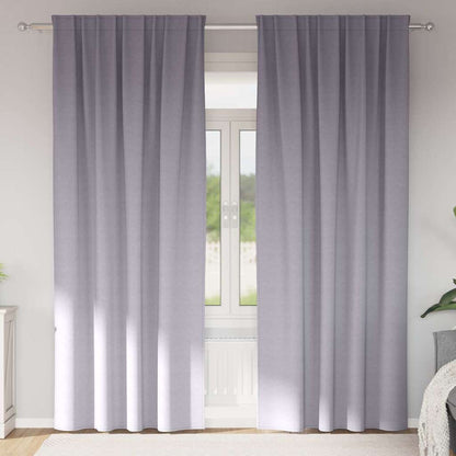Cortinas opacas com cortinas Metal Grey Poliéster