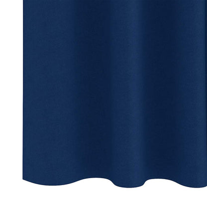 Cortinas opacas com cortinas Azul Escuro Poliéster