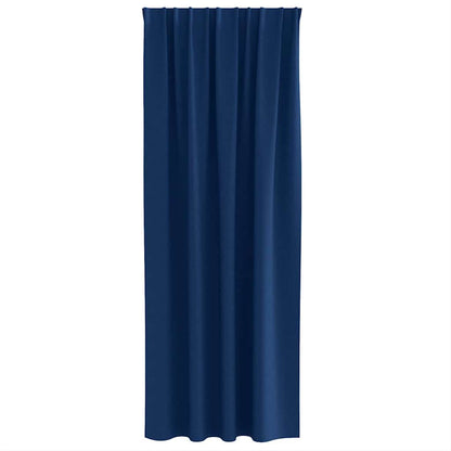 Cortinas opacas com cortinas Azul Escuro Poliéster