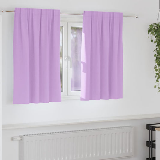 Cortinas opacas com cortinas Roxo Poliéster