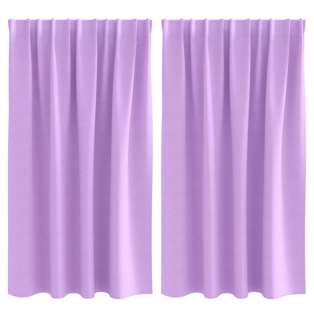Cortinas opacas com cortinas Roxo Poliéster