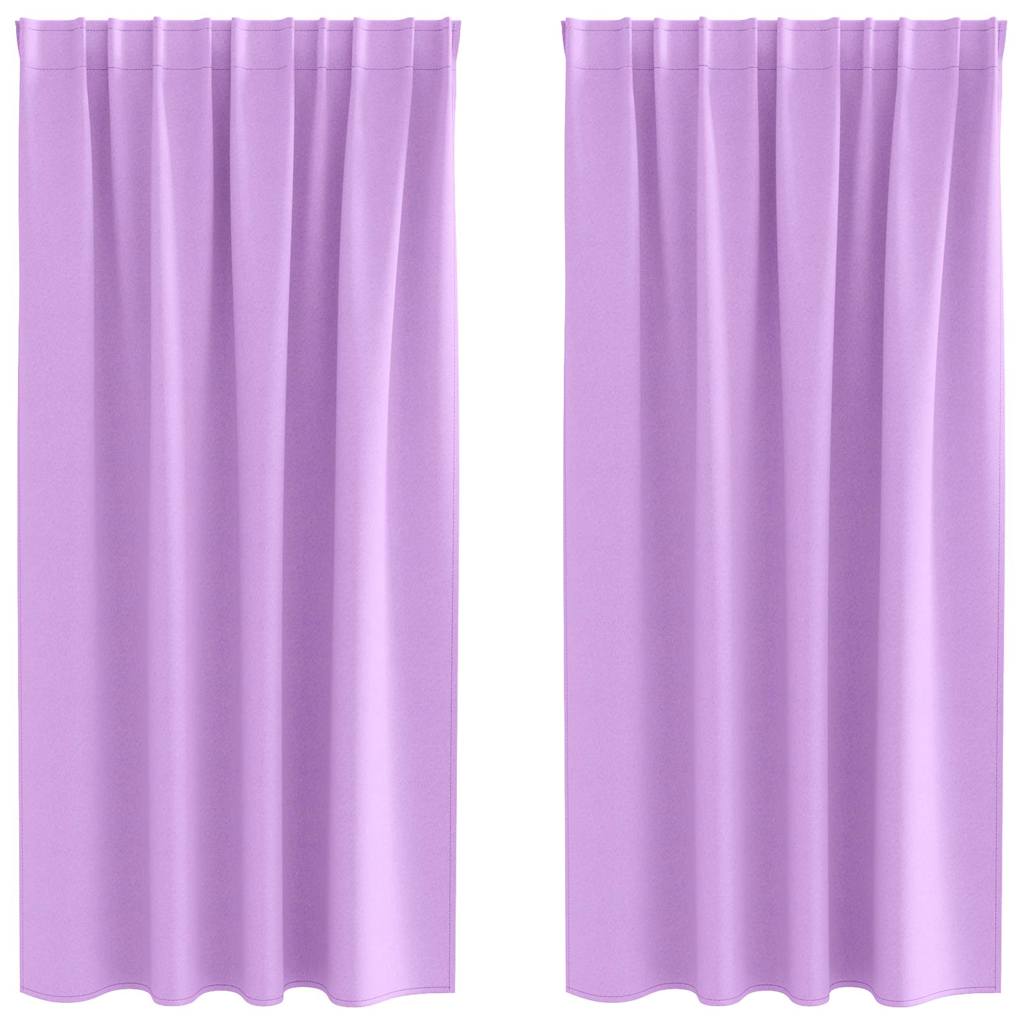 Cortinas opacas com cortinas Roxo Poliéster