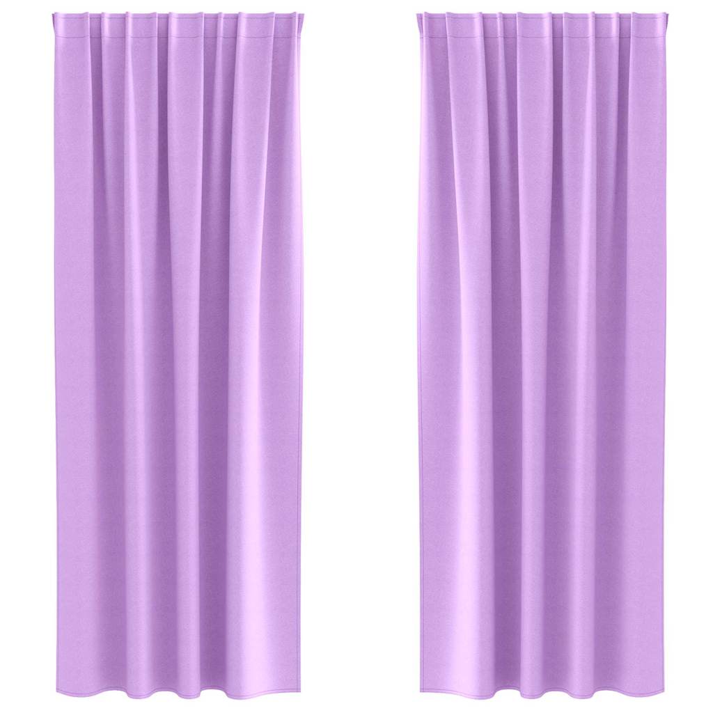 Cortinas opacas com cortinas Roxo Poliéster