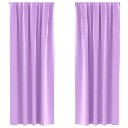 Cortinas opacas com cortinas Roxo Poliéster