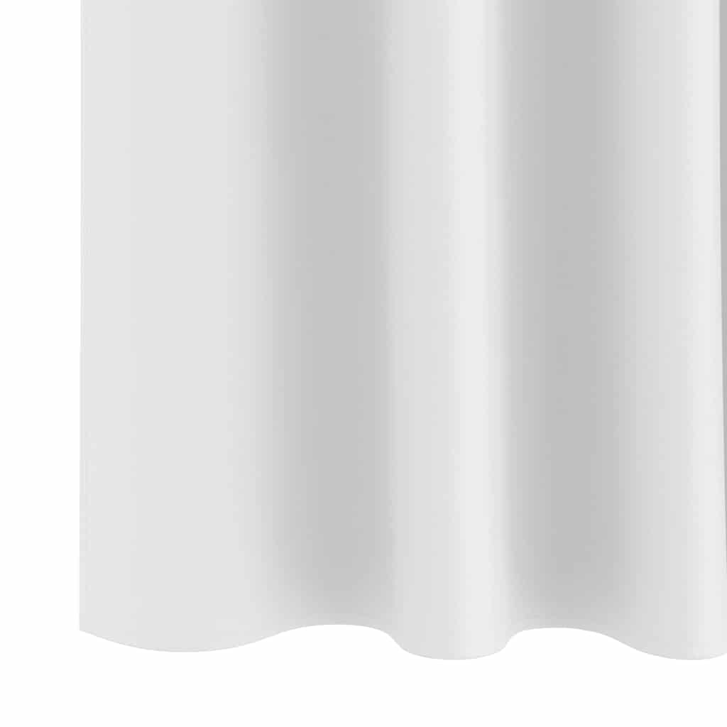 Cortinas opacas com cortinas Branco Puro Poliéster
