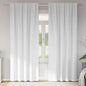 Cortinas opacas com cortinas Branco Puro Poliéster