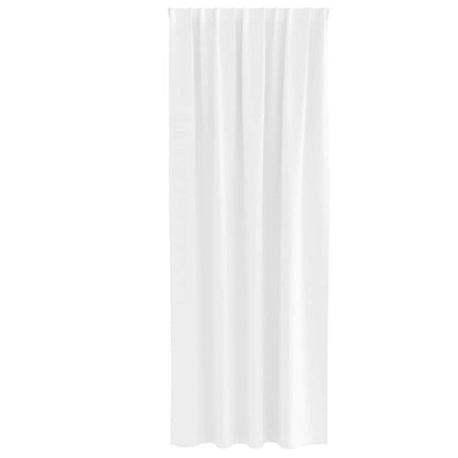 Cortinas opacas com cortinas Branco Puro Poliéster