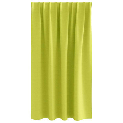 Cortinas opacas com cortinas Verde Poliéster