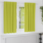 Cortinas opacas com cortinas Verde Poliéster