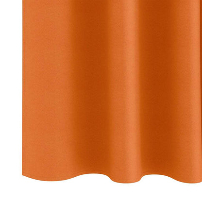 Cortinas opacas com cortinas Bright Orange Poliéster