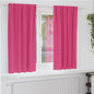 Cortinas opacas com cortinas Bright Pink Poliéster