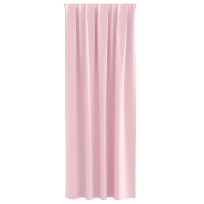 Cortinas opacas com cortinas Rosa bebé Poliéster