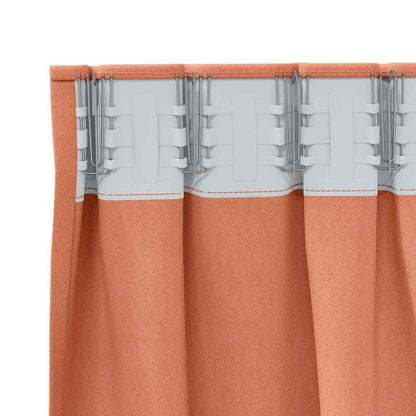 Cortinas opacas com cortinas Terracota Poliéster
