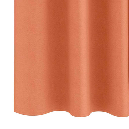 Cortinas opacas com cortinas Terracota Poliéster