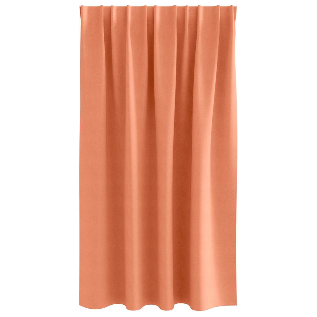 Cortinas opacas com cortinas Terracota Poliéster
