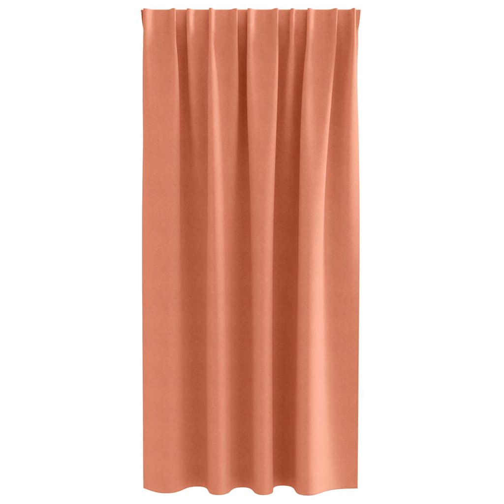 Cortinas opacas com cortinas Terracota Poliéster