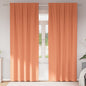 Cortinas opacas com cortinas Terracota Poliéster