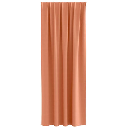 Cortinas opacas com cortinas Terracota Poliéster