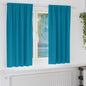 Cortinas opacas com cortinas Turquesa Poliéster