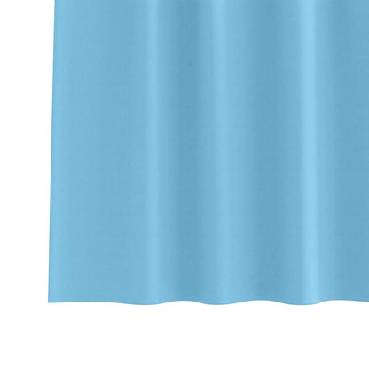 Cortinas opacas com cortinas Azul Claro Poliéster