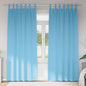 Cortinas opacas com cortinas Azul Claro Poliéster