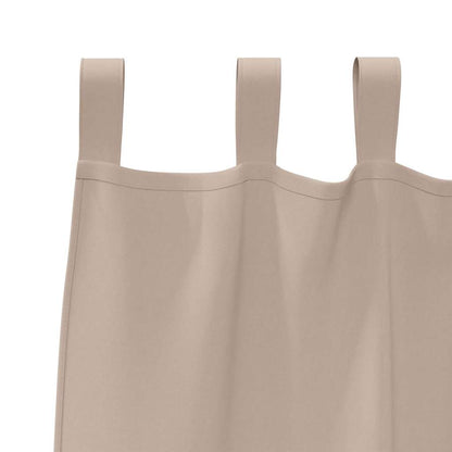 Cortinas opacas com cortinas Cinzento-acastanhado Poliéster