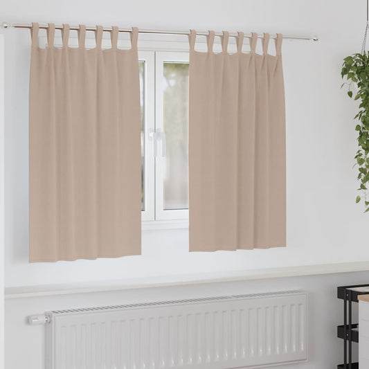 Cortinas opacas com cortinas Cinzento-acastanhado Poliéster