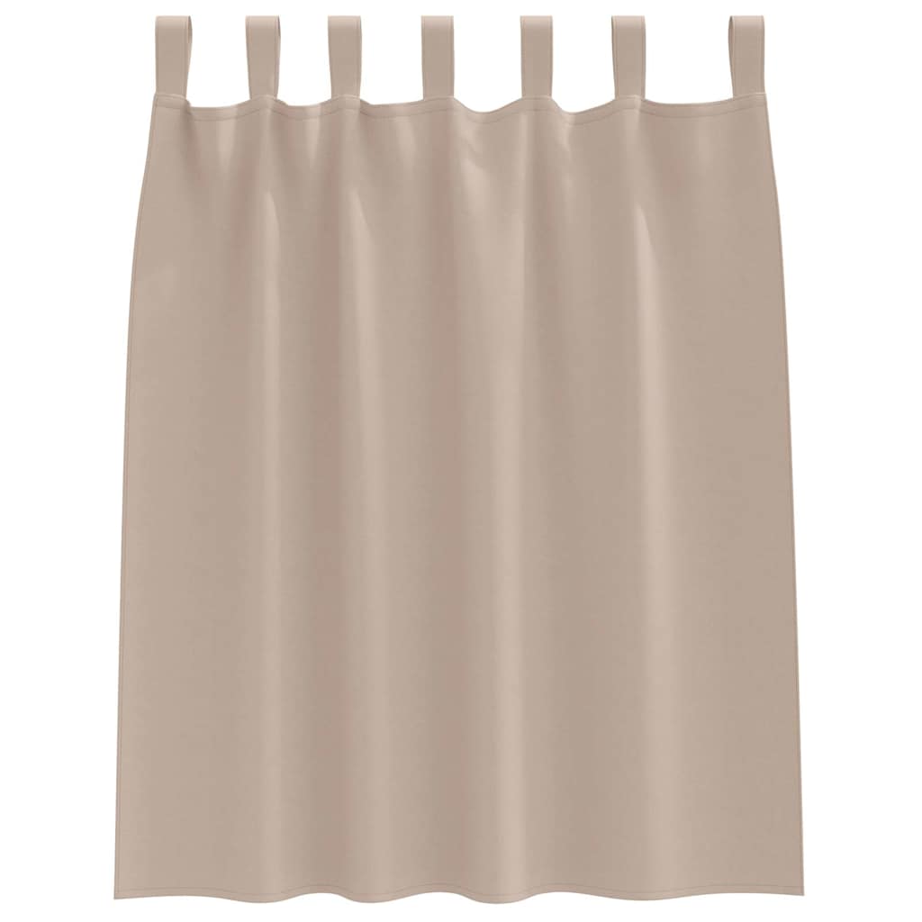 Cortinas opacas com cortinas Cinzento-acastanhado Poliéster