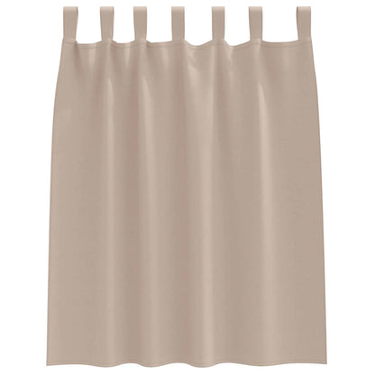 Cortinas opacas com cortinas Cinzento-acastanhado Poliéster